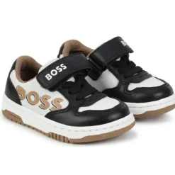 Hugo Boss Baby - Tênis Menino, Preto/Bege Best
