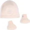 Hugo Boss Boss - Conjunto de gorro e botinhas de malha, rosa Sale