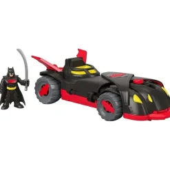 Mattel Imaginext DC Super Friends, Ninja Armor Batmobile, Preto/Vermelho Sale