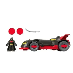 Mattel Imaginext DC Super Friends, Ninja Armor Batmobile, Preto/Vermelho Sale