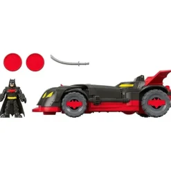 Mattel Imaginext DC Super Friends, Ninja Armor Batmobile, Preto/Vermelho Sale