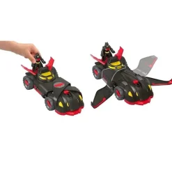 Mattel Imaginext DC Super Friends, Ninja Armor Batmobile, Preto/Vermelho Sale
