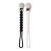 Infantino - All-In-One Pacigrip Silicone Holder 2Pk, Black/White New