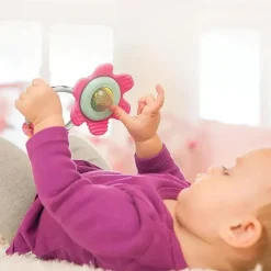 Infantino - chocalho de flor goma Spin &amp; Teethe Hot