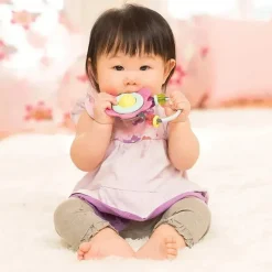 Infantino - chocalho de flor goma Spin &amp; Teethe Hot