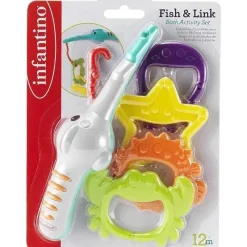 Infantino - Conjunto de atividades de banho Fish &amp; Link Outlet