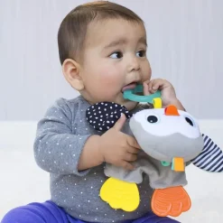 Infantino - Cuddly Teether, Penguin Clearance