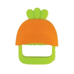 Infantino - Handy Dandy Teething Miitt, Carrot Fashion