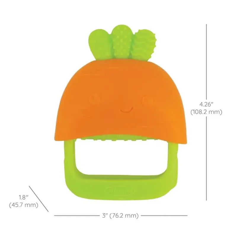 infantino__handy_dandy_te_SKU4bFFLGJC_2.webp Infantino - Handy Dandy Teething Miitt, Carrot Fashion