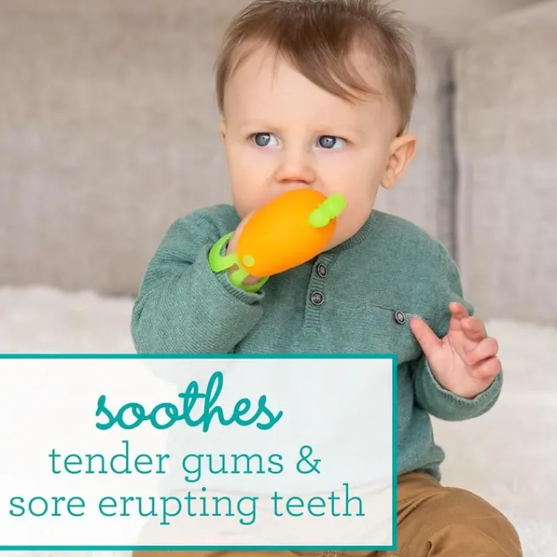 infantino__handy_dandy_te_SKU4bFFLGJC_4.webp Infantino - Handy Dandy Teething Miitt, Carrot Fashion
