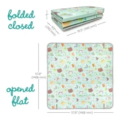 Infantino - Tapete de espuma macia dobrável Wee Wild Ones Clearance