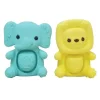 Infantino - Wee Wild Ones - Teethimal Pop Pals, Elefante/Leão Online