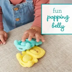 Infantino - Wee Wild Ones - Teethimal Pop Pals, Elefante/Leão Online
