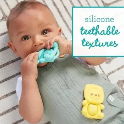 Infantino - Wee Wild Ones - Teethimal Pop Pals, Elefante/Leão Online