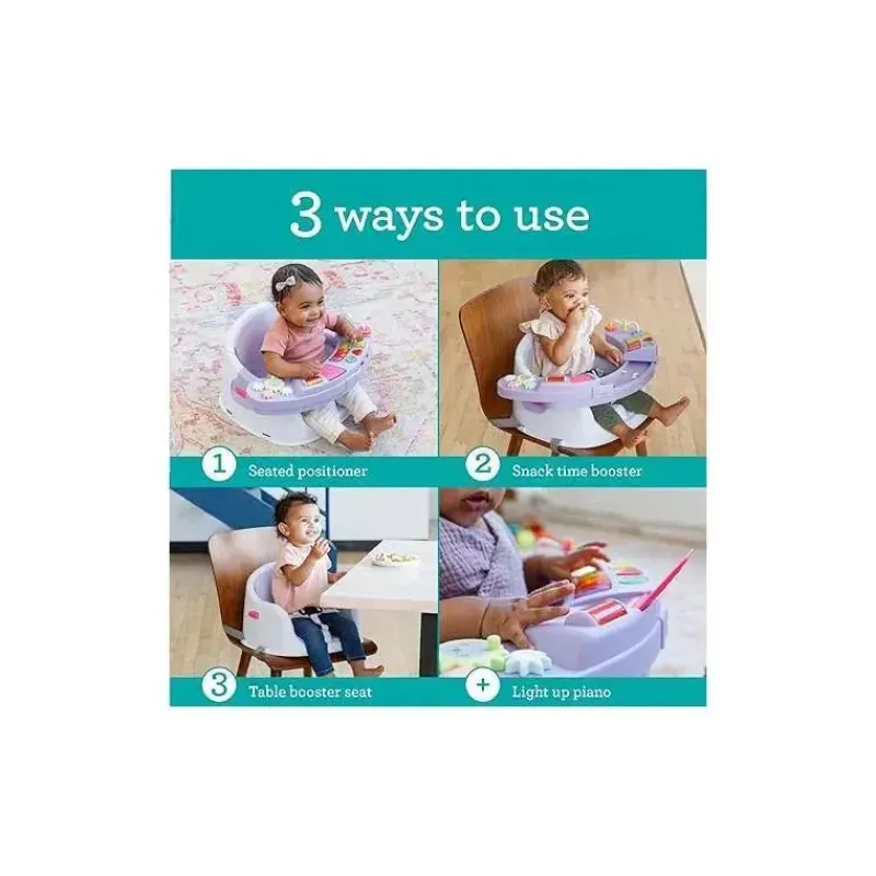 infantino__wee_wild_ones__SKUSn9rhBWl_1.webp Infantino - Wee Wild Ones Music & Lights 3 em 1 Discovery Seat & Booster, Lavanda Fashion