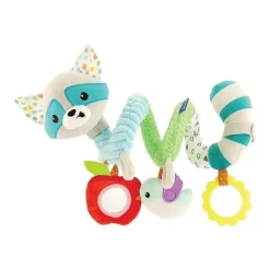 Infantino - Wee Wild Ones - Brinquedo de atividade em espiral, guaxinim Clearance