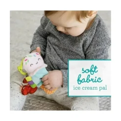 Infantino - Wee Wild Ones - Amigo e mordedor de pelúcia, sorvete Outlet