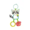 Infantino - Wee Wild Ones Jingle Charms Chocalho, Guaxinim Hot