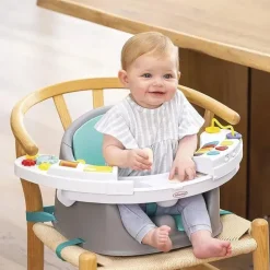 Infantino Music &amp; Lights 3 em 1 Discovery Assento &amp; Booster, Assento Infantil e Cadeira de Alimentação Clearance