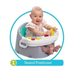 Infantino Music &amp; Lights 3 em 1 Discovery Assento &amp; Booster, Assento Infantil e Cadeira de Alimentação Clearance