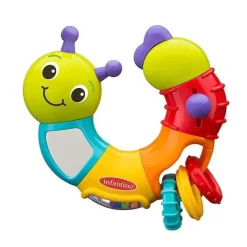 Infantino Topsy Turvy Twist and Play Caterpillar Rattle, Multicolorido Clearance