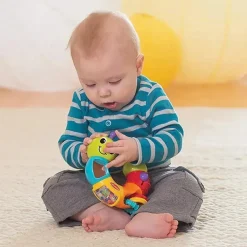 Infantino Topsy Turvy Twist and Play Caterpillar Rattle, Multicolorido Clearance