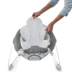 Ingenuity - Assento de segurança automático para bebê SmartBounce com ruído branco, Braden Sale