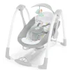 Ingenuity - ConvertMe 2 em 1 balanço de bebê automático portátil compacto e assento infantil, Wimberly Fashion