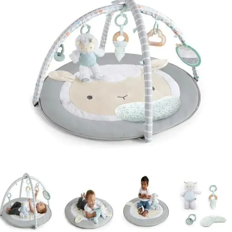 ingenuity__sheppys_spot_u_SKU5sscUe1P_0.webp Ingenuity - Sheppy's Spot Ultra Plush Baby Activity Gym e Tummy Time Mat Discount