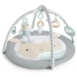 Ingenuity - Sheppy's Spot Ultra Plush Baby Activity Gym e Tummy Time Mat Discount
