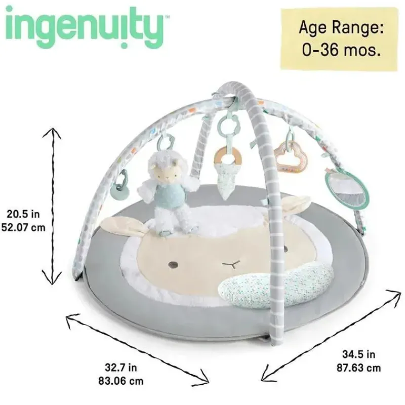 ingenuity__sheppys_spot_u_SKU5sscUe1P_2.webp Ingenuity - Sheppy's Spot Ultra Plush Baby Activity Gym e Tummy Time Mat Discount