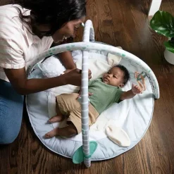 Ingenuity - Sheppy's Spot Ultra Plush Baby Activity Gym e Tummy Time Mat Discount