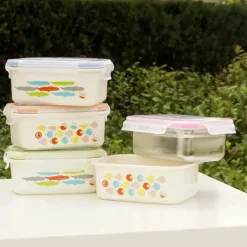 Innobaby - lanche ou lancheira de aço inoxidável Keepin' Fresh, 16 onças, jacaré Fashion