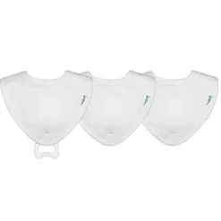 Iplay - 3 unidades de babadores de musselina que ficam secos, branco 0/12 meses Outlet