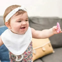 Iplay - 3 unidades de babadores de musselina que ficam secos, branco 0/12 meses Outlet