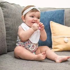 Iplay - 3 unidades de babadores de musselina que ficam secos, branco 0/12 meses Outlet