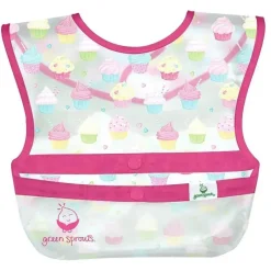 Iplay - Babadores de limpeza Snap &amp; Go (3 unidades), cupcakes rosa, 9 a 18 meses Sale