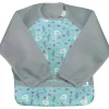 Iplay - Babete de manga comprida Snap &amp; Go Easy-Wear, Aqua Swan Best