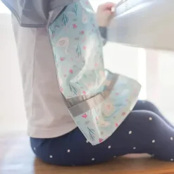 Iplay - Babete de manga comprida Snap &amp; Go Easy-Wear, Aqua Swan Best