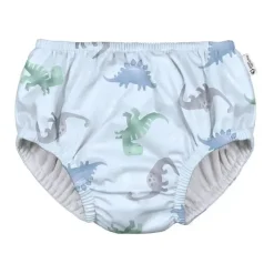 Iplay - Eco Pull-Up Swim Fralda, Azul Claro Dinos Hot