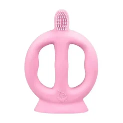 Iplay - Escova de dentes de aprendizagem feita de silicone, rosa, 9/18M Sale