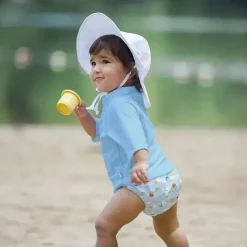 Iplay - Fralda de banho absorvente reutilizável divertida pull-up, Light Aqua Sea Friends Best