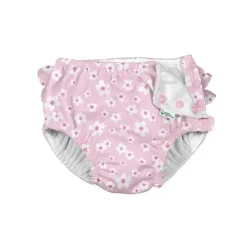 Iplay - Fralda de Natação Absorvente Reutilizável Ruffle Snap, Flor Sale