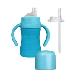 Iplay - Sprout Ware Sip &amp; Straw Cup feito de plantas, Aqua, 6M Outlet