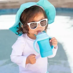 Iplay - Sprout Ware Sip &amp; Straw Cup feito de plantas, Aqua, 6M Outlet