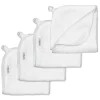 Iplay - Toalhas de musselina feitas de algodão orgânico (4Pk), branco Online