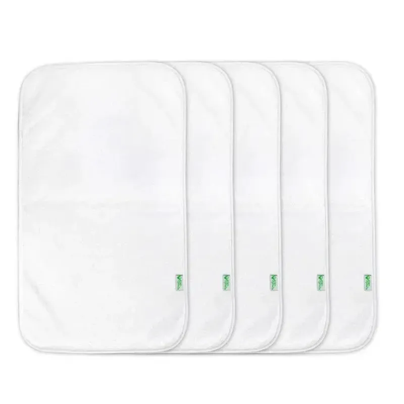 iplay_green_sprouts_com___SKUccCcLeh6_0.webp Iplay I-Play Green Sprouts com 5 unidades de almofadas de arroto para secar, branco Clearance