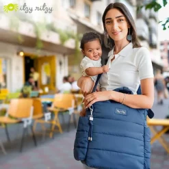 Itzy Ritzy - Bolsa de fraldas Dream Convertible Sapphire Starlight New