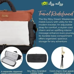 Itzy Ritzy - Bolsa Dream Weekender, Café e Creme Best