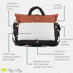 Itzy Ritzy - Bolsa Dream Weekender, Café e Creme Best